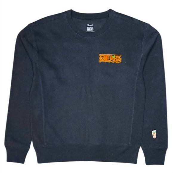 NEW CARROTS one piece men's crewneck sweatshirt in black